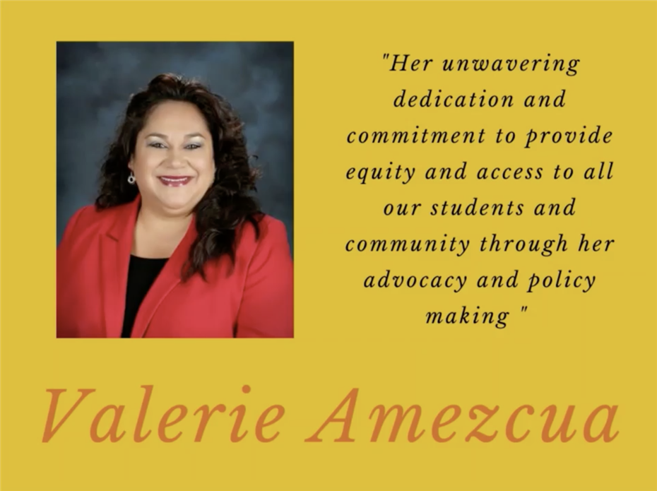 Board Vice President Valerie Amezcua 